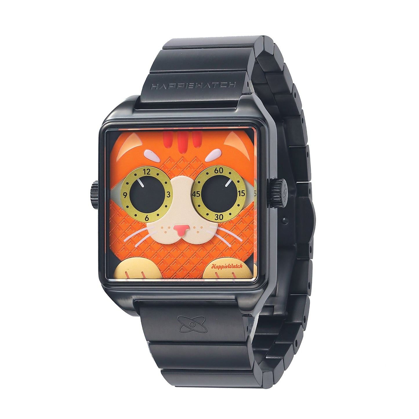 HappieWatch The Ginger Cat A Fiery Orange-Red Watch HappieWatch