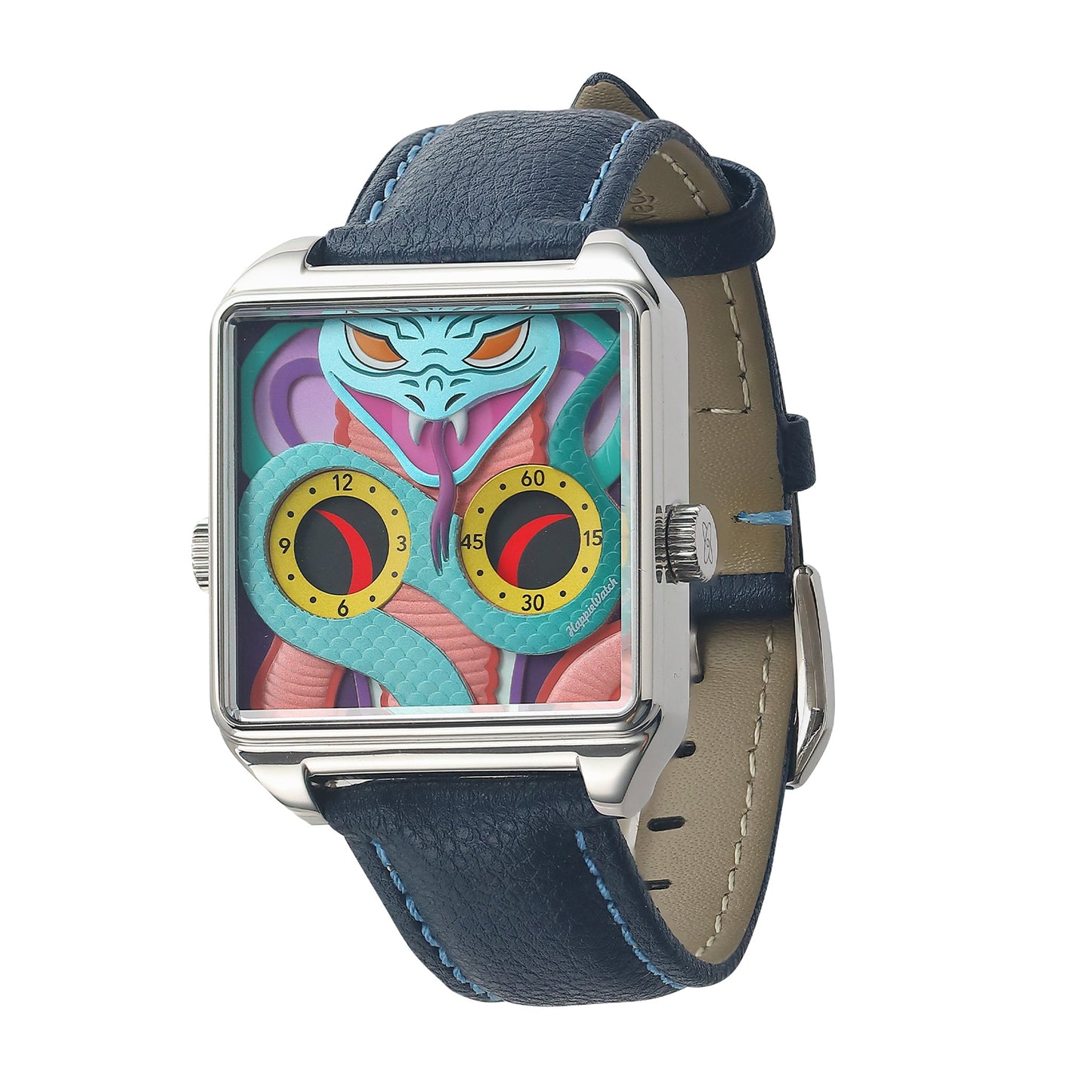 HappieWatch Silver Serpent Watch HappieWatch