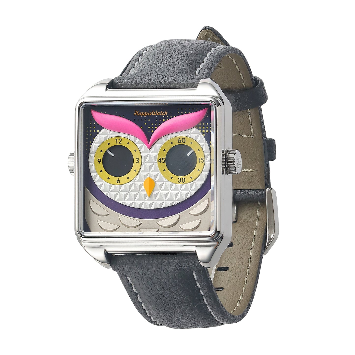 HappieWatch Silver Owl Watch HappieWatch