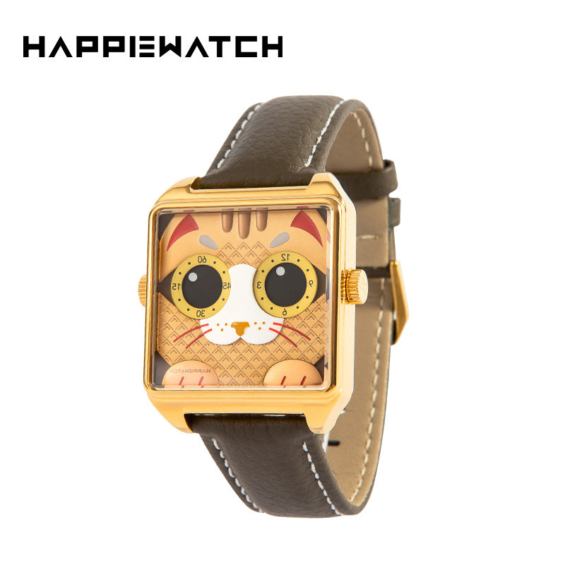 【New】Gold Lucky Cat - HappieWatch