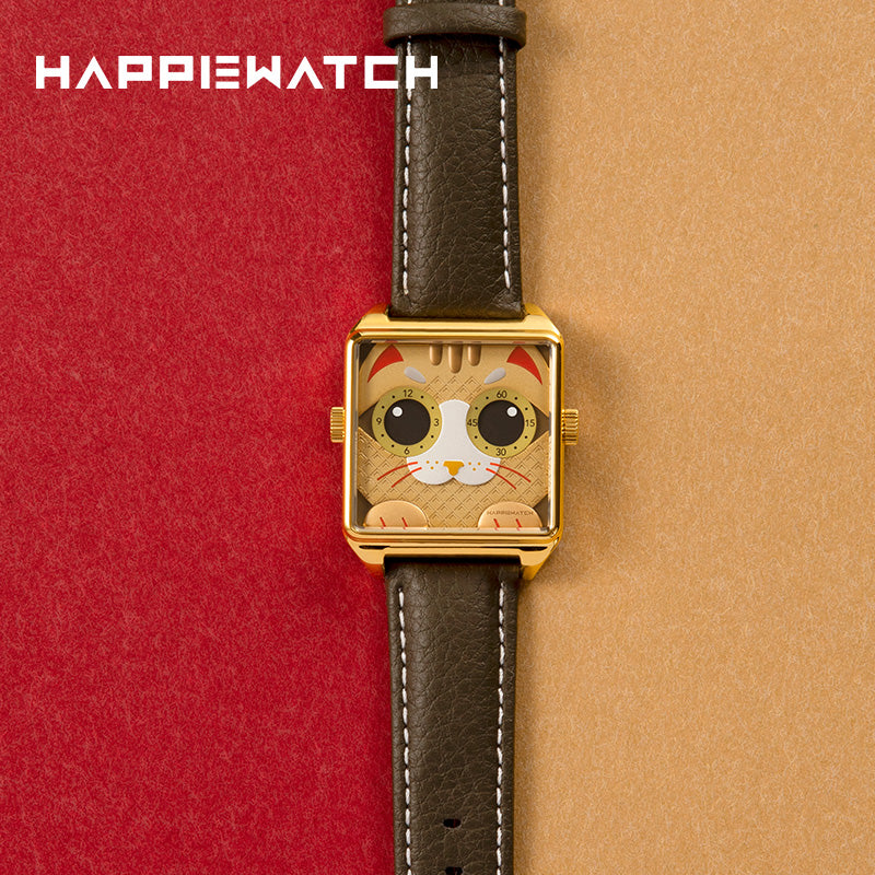 【New】Gold Lucky Cat - HappieWatch