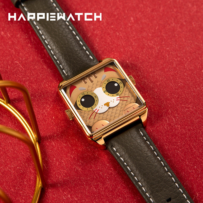 【New】Gold Lucky Cat - HappieWatch