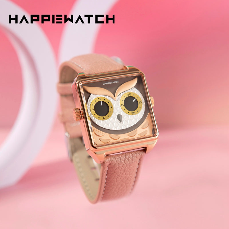 【New】Pink Owl - HappieWatch