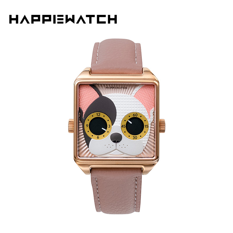 【NEW】Pink Bulldog - HappieWatch