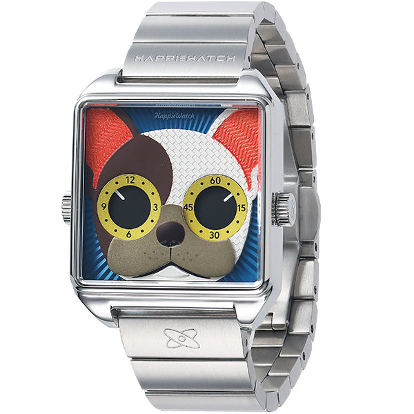 Joules french shop bulldog watch