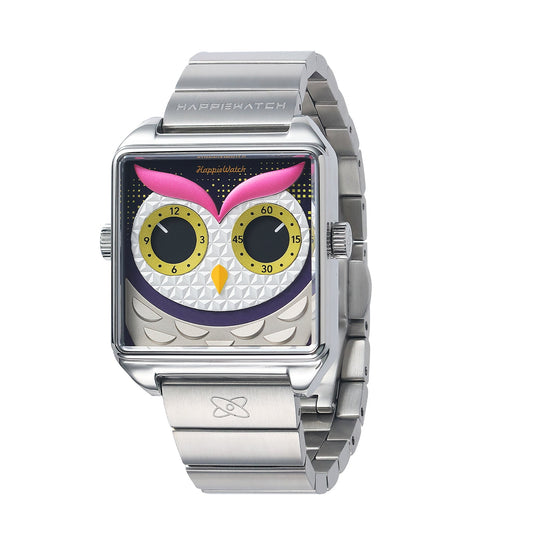 HappieWatch Silver Owl Watch HappieWatch