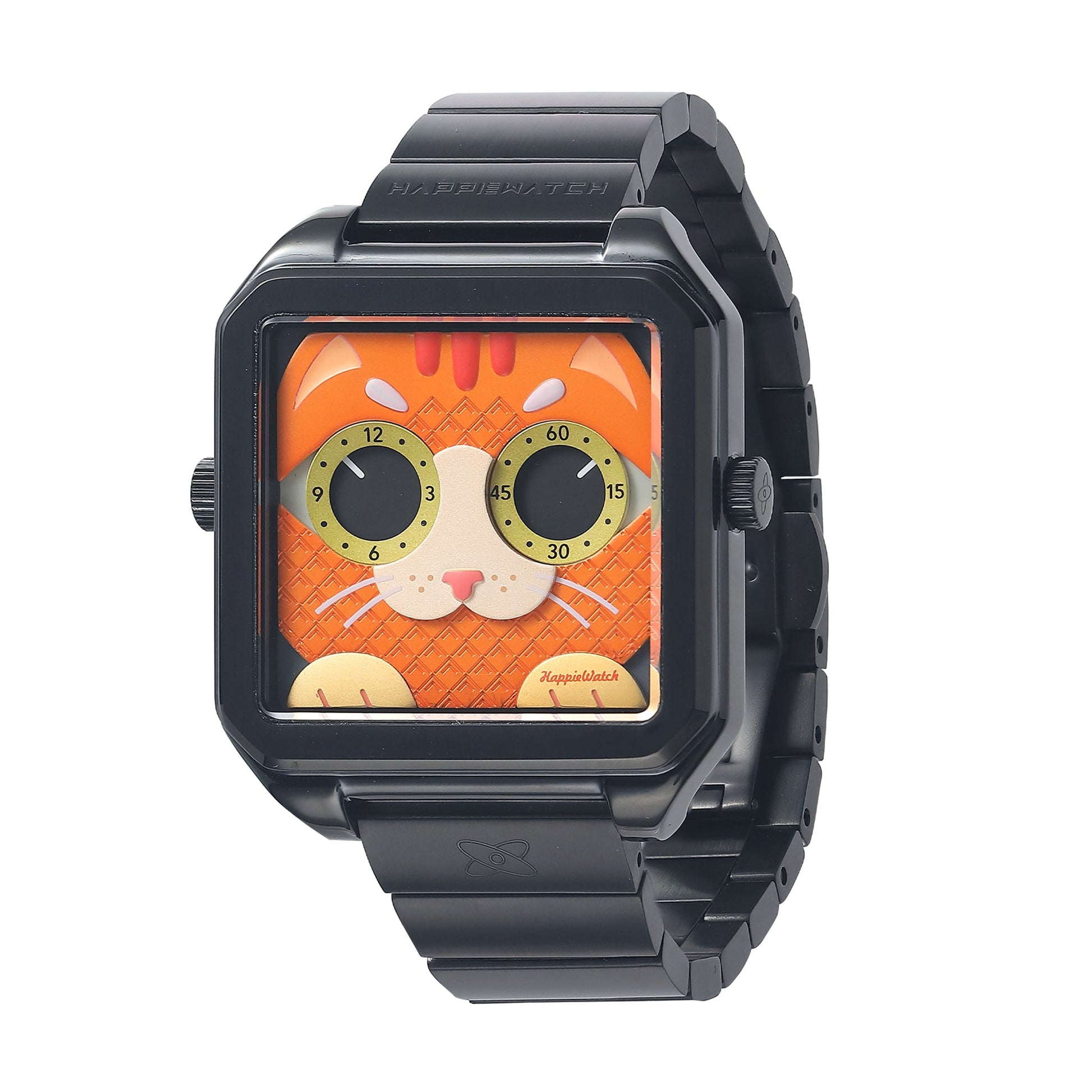 HappieWatch The Ginger Cat A Fiery Orange-Red Watch HappieWatch
