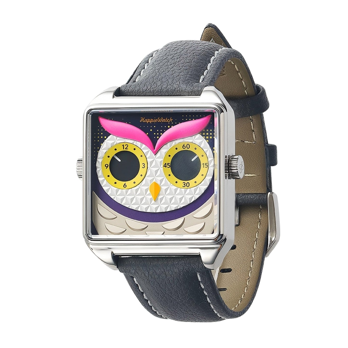 HappieWatch Silver Owl Watch HappieWatch
