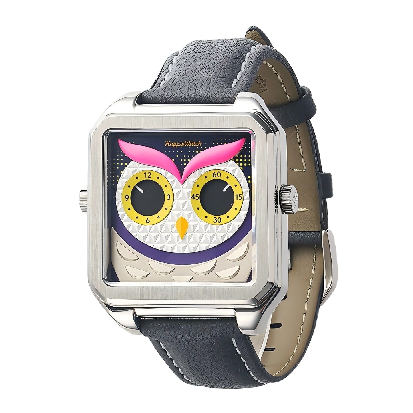 HappieWatch Silver Owl Watch HappieWatch