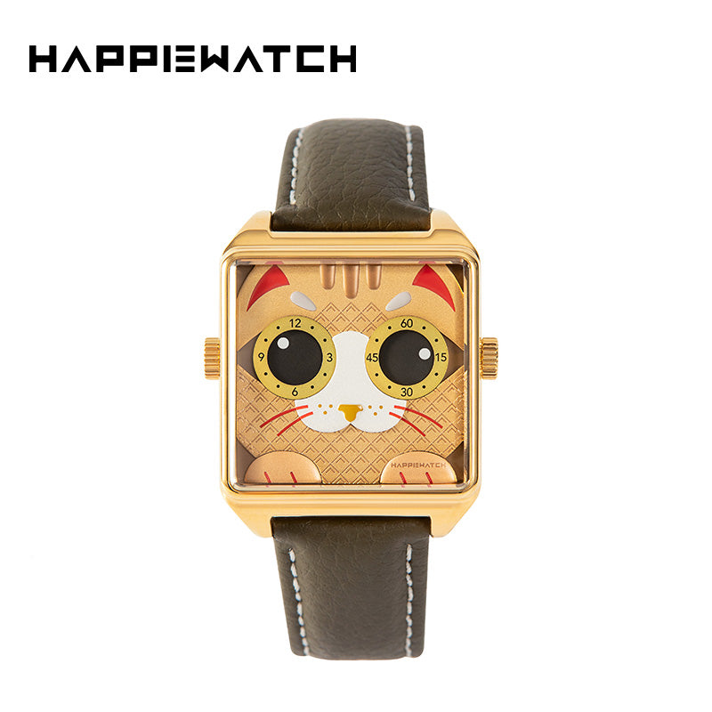 【New】Gold Lucky Cat - HappieWatch