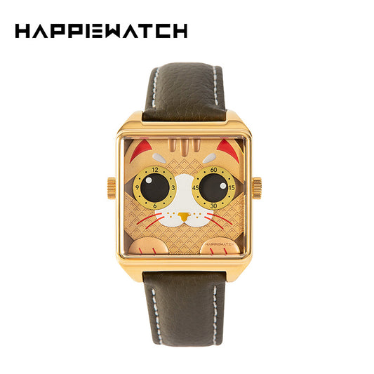 【New】Gold Lucky Cat - HappieWatch