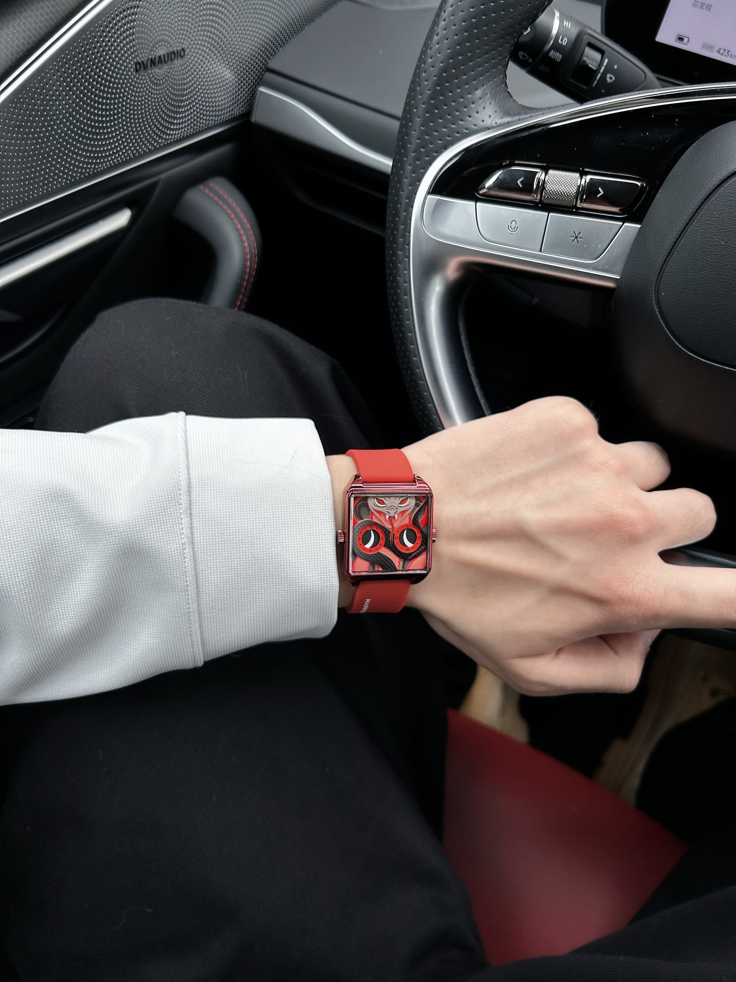 HappieWatch 2025 Red Snake Watch HappieWatch