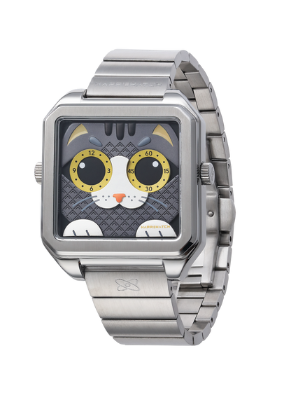 HappieWatch The Shadow Walker A Cool Grey Cat Watch HappieWatch