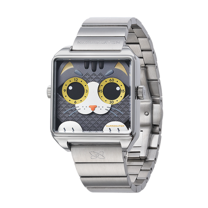HappieWatch The Shadow Walker A Cool Grey Cat Watch HappieWatch