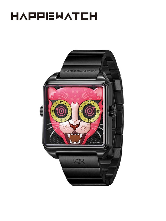 【New】Luminous Pink Leopard - HappieWatch