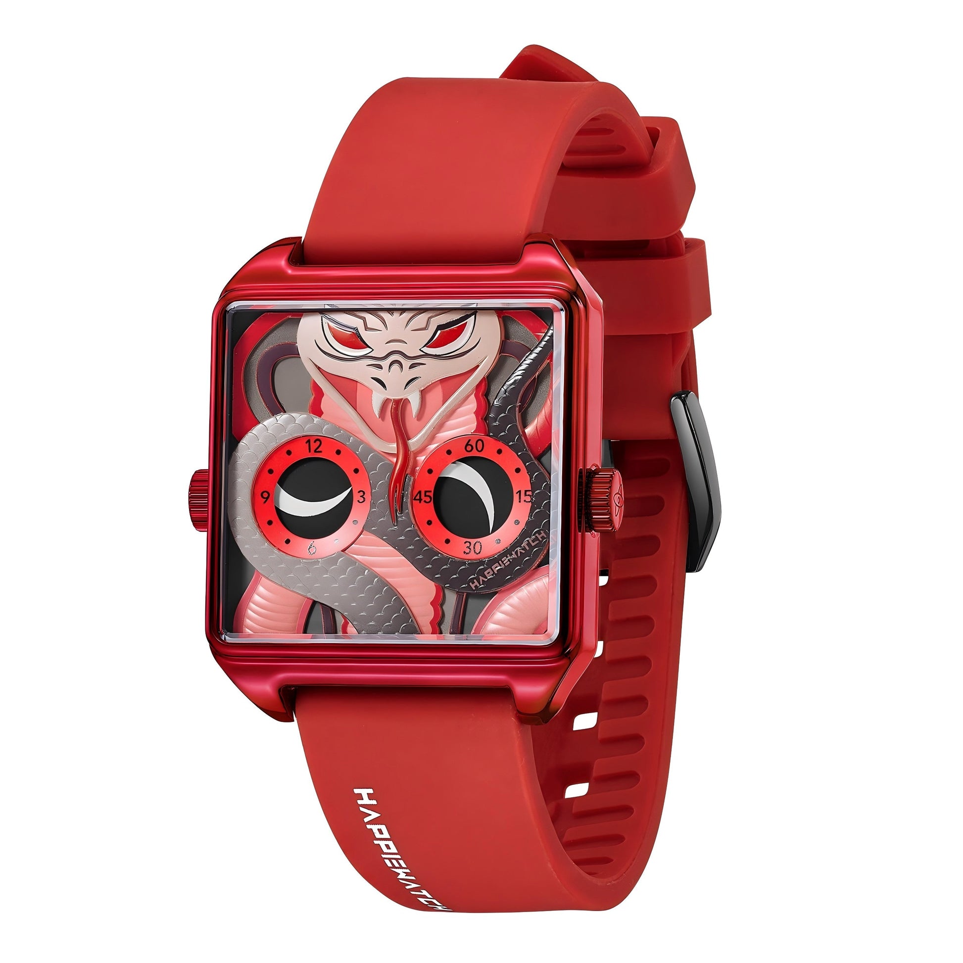 HappieWatch 2025 Red Snake Watch HappieWatch