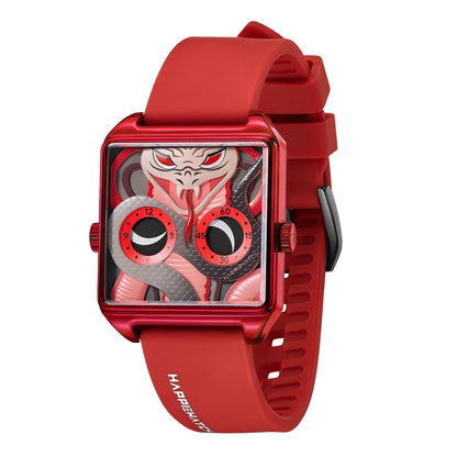 HappieWatch 2025 Red Snake Watch HappieWatch