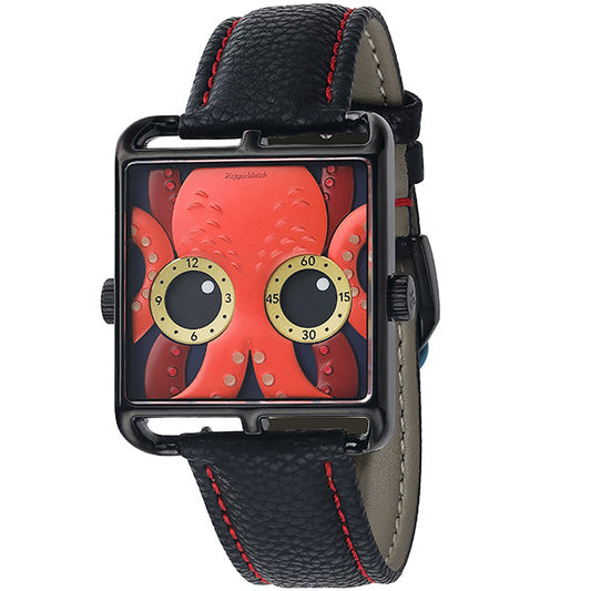 HappieWatch “Crimson Octopus” Art Dial Watch — Limited Edition HappieWatch