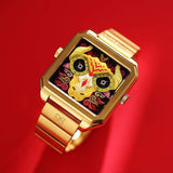 Unisex wristwatch, cool watch, bull, HappieWatch