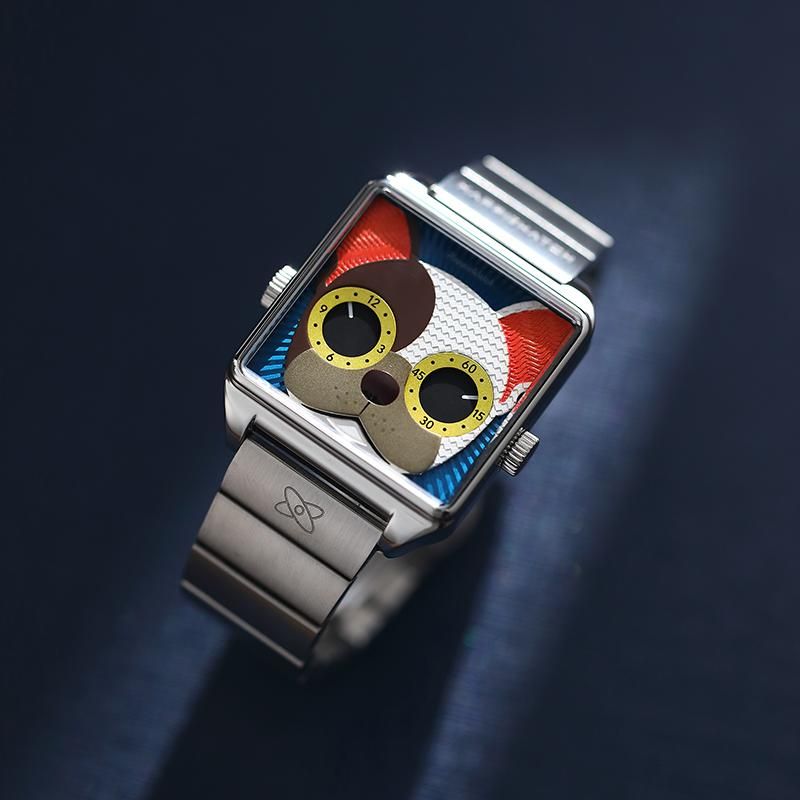 Unisex wristwatch, cool watch, bull dog duke, HappieWatch