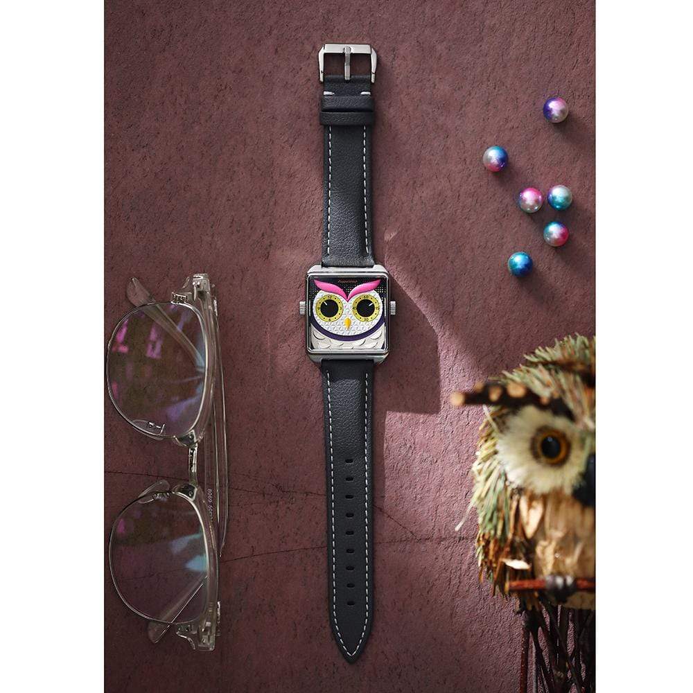 Unisex wristwatch, cool watch, owl cody, HappieWatch