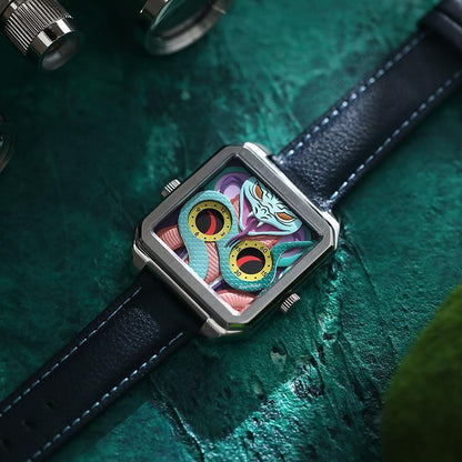 wristwatches, unisex watch, snake viper, HappieWatch