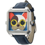 Unisex wristwatch, cool watch, bull dog duke, HappieWatch